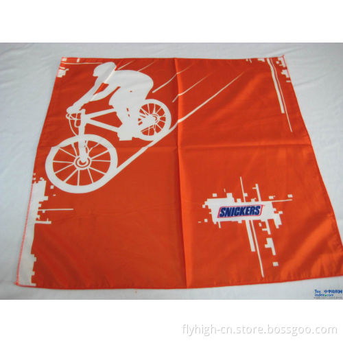 Promotional Square Orange Cheap Scarf